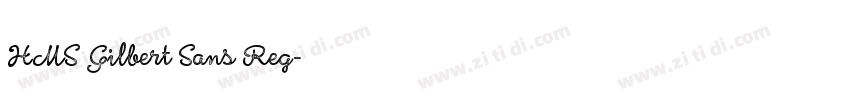 HMS Gilbert Sans Reg字体转换
